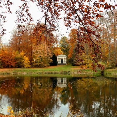 Merkurtempel im Englischen Garten des Schlossparks (Gotha)