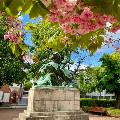 Denkmal: Drachentöter St. Georg, Jakobsplan (Eisenach, Wartburgkreis)